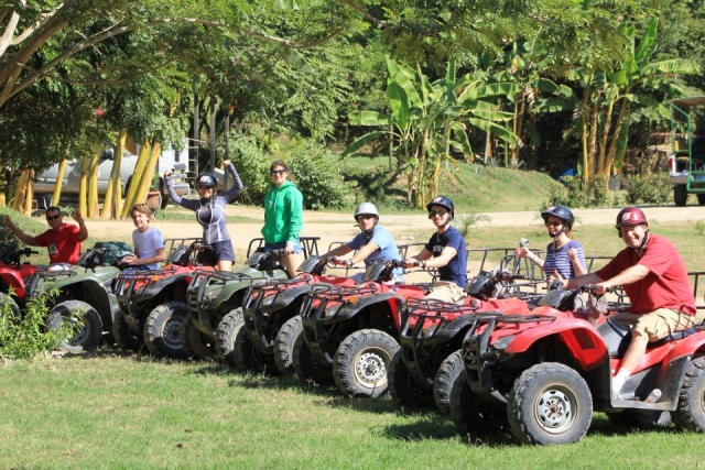 Cuatrimotos en accion